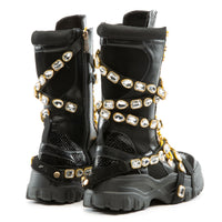 LOST TREASURE BOOTS-BLACK